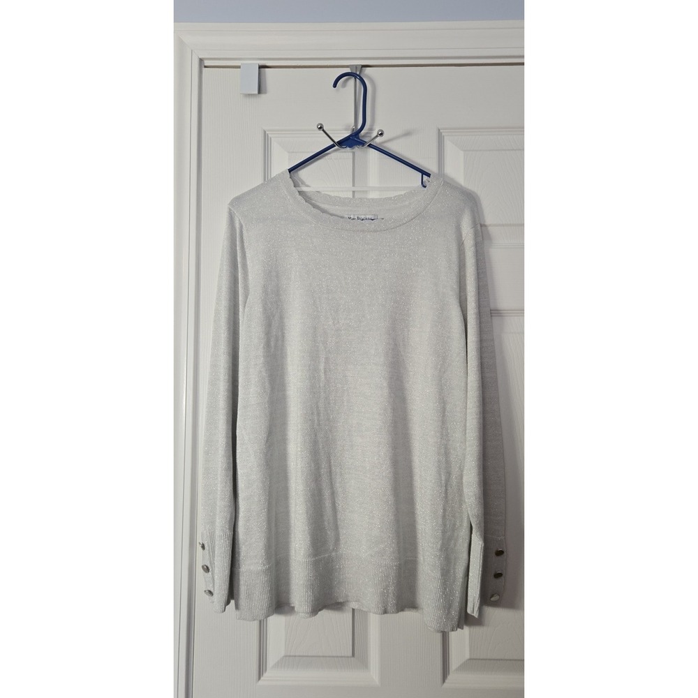 Kim Rogers Womans Long Sleeve Fancy Pullover Sweater Size Medium